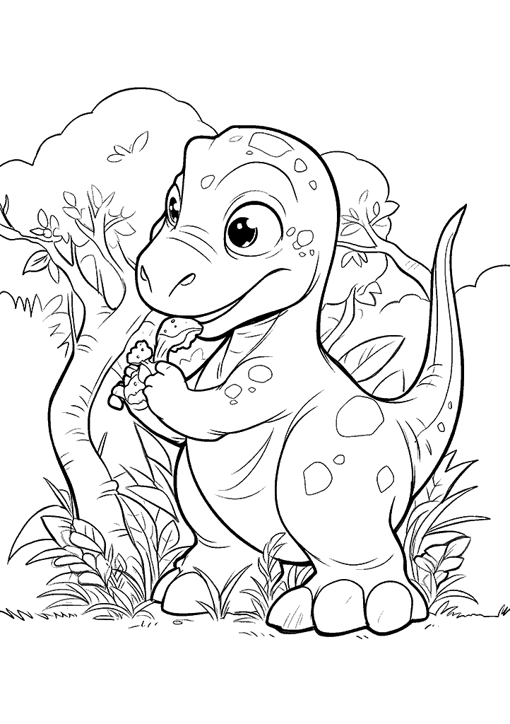 dinossauro para colorir