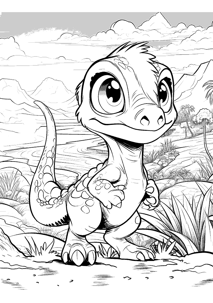 dinossauro para colorir