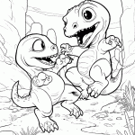 dinossauro para colorir