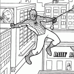homem aranha para colorir