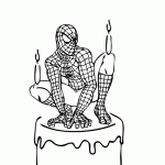 homem aranha para colorir