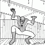 homem aranha para colorir