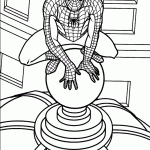 homem aranha para colorir
