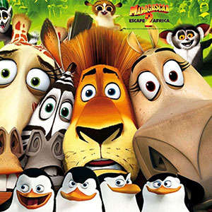 madagascar para colorir
