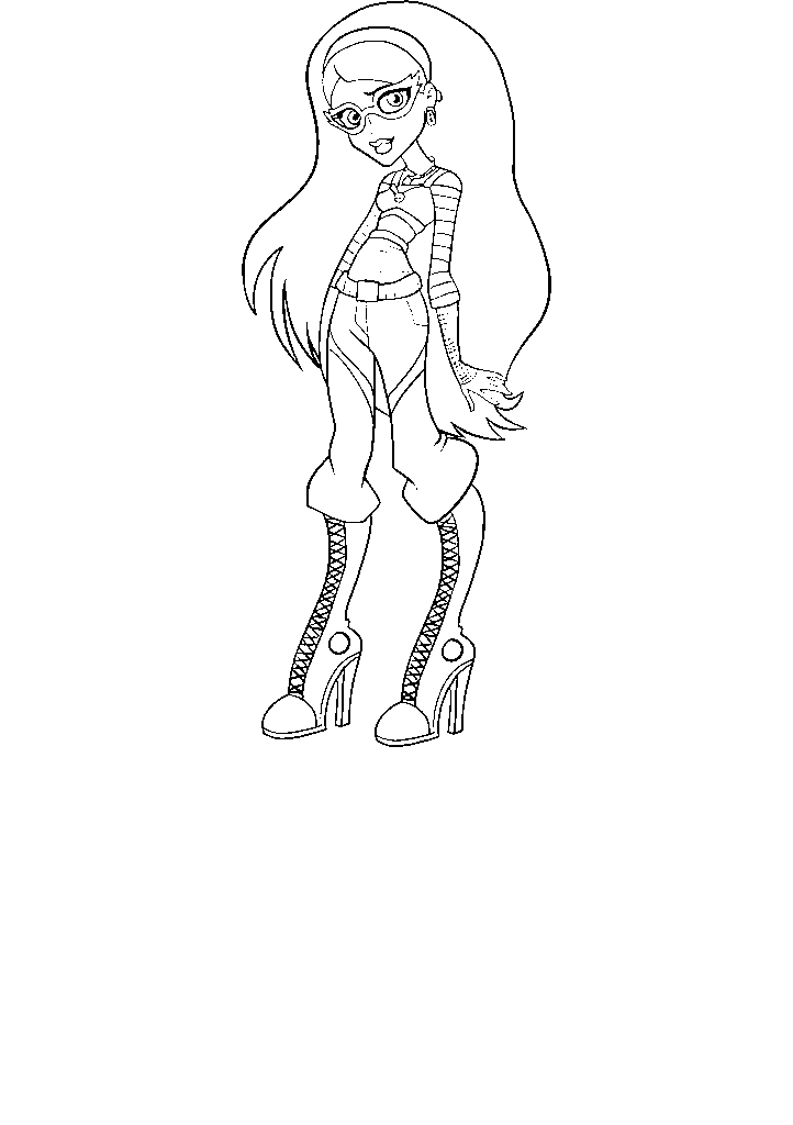 Monster high para colorir
