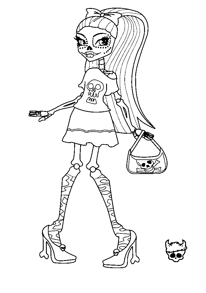 Monster High Para Colorir 1316 3 Monster high para colorir