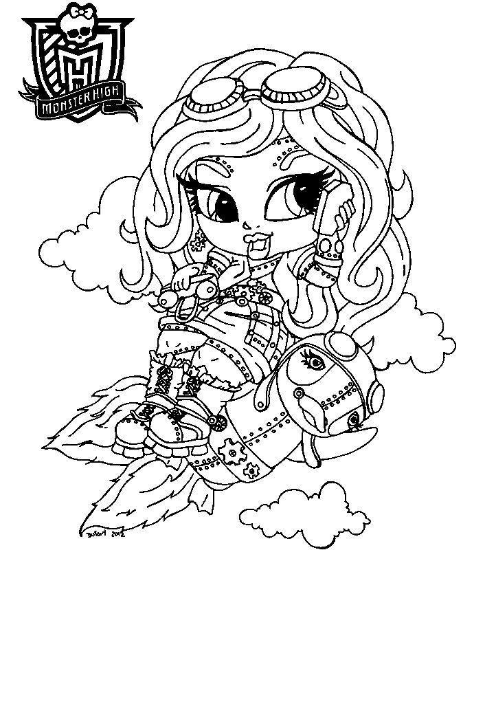 Monster High Para Colorir 1319 6 Monster high para colorir