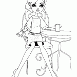 Monster high para colorir