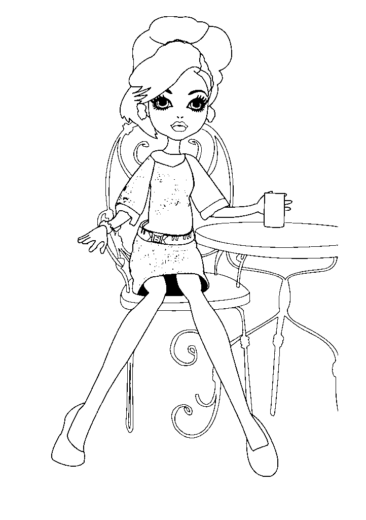 Monster High Para Colorir 1320 7 Monster high para colorir