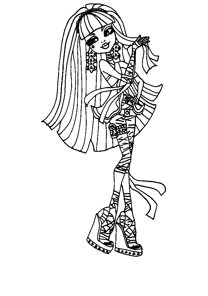 Monster high para colorir
