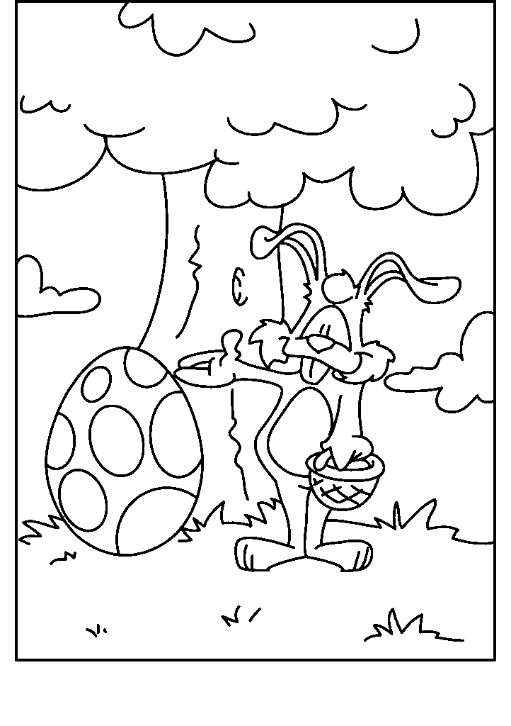 pascoa para colorir