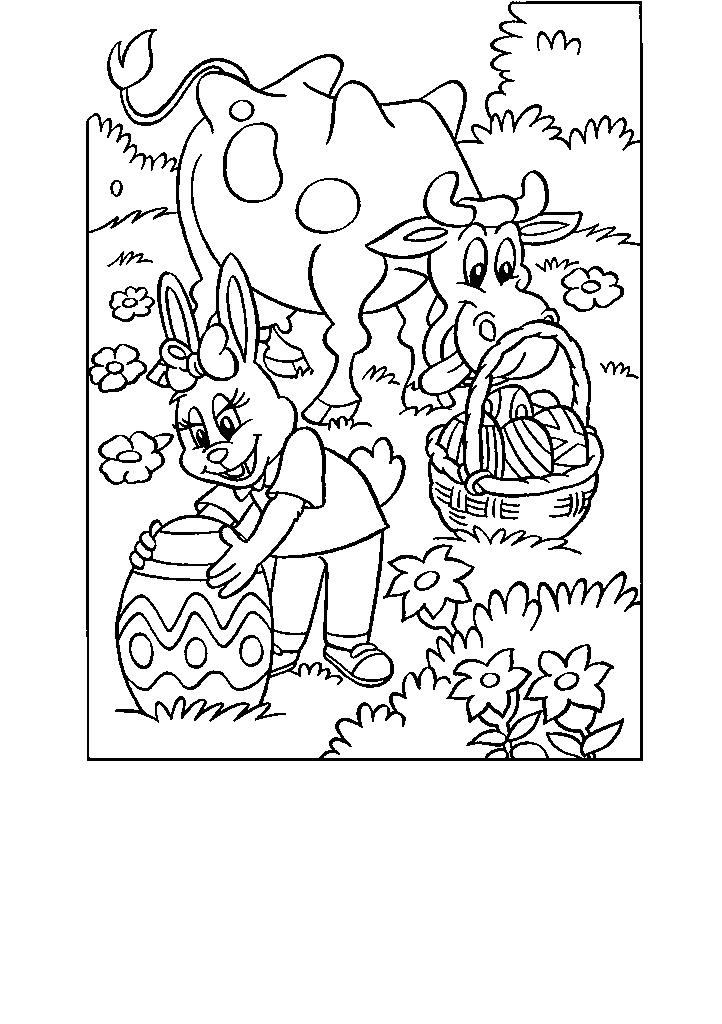 pascoa para colorir