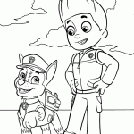 patrulha canina para colorir