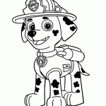 patrulha canina para colorir