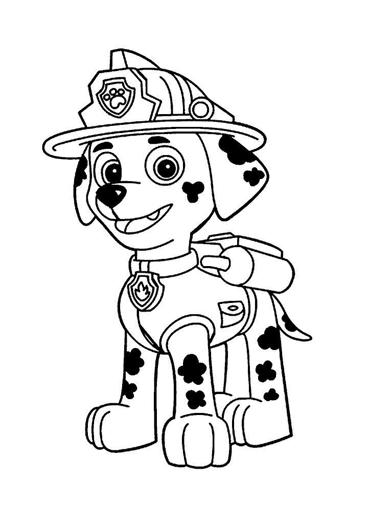 patrulha canina para colorir