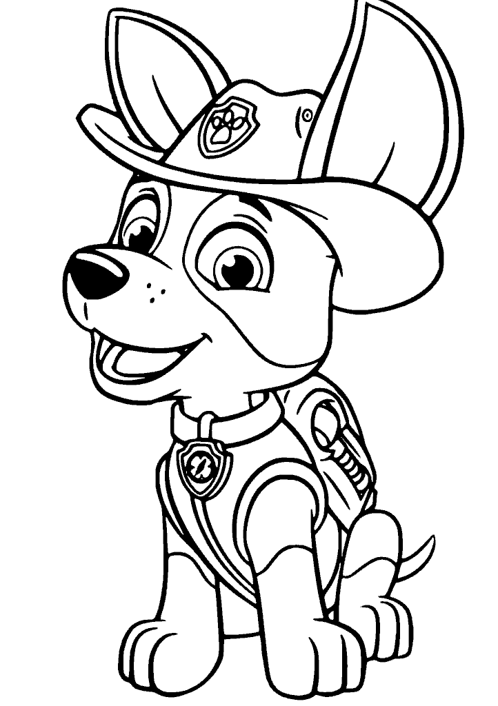 patrulha canina para colorir