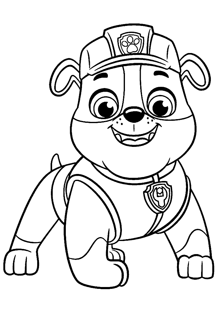 patrulha canina para colorir