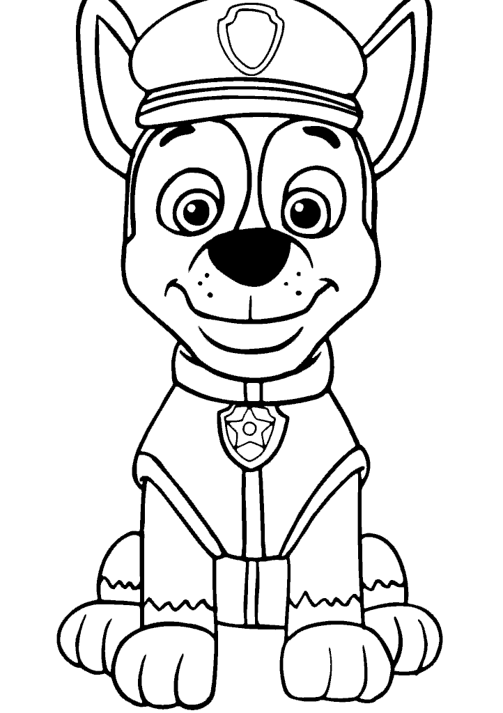 patrulha canina para colorir