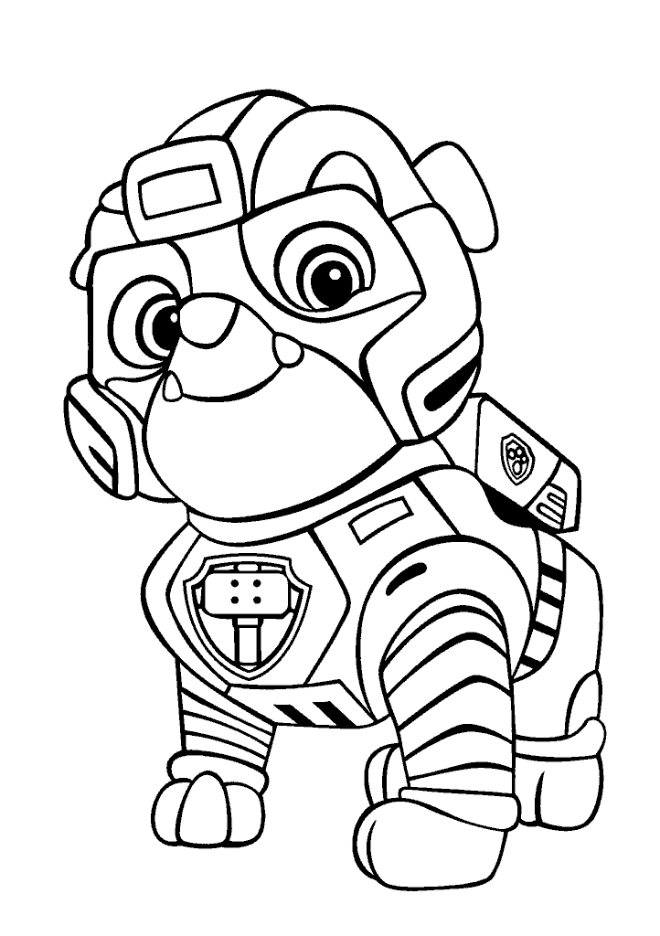 patrulha canina para colorir