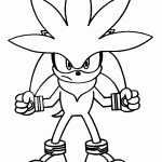 sonic para colorir