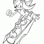 sonic para colorir