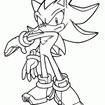 sonic para colorir