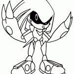 sonic para colorir