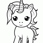 unicornio para colorir