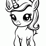 unicornio para colorir