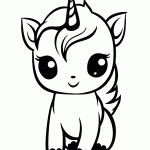 unicornio para colorir