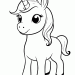 unicornio para colorir