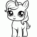 unicornio para colorir