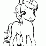 unicornio para colorir