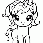 unicornio para colorir