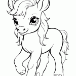 unicornio para colorir