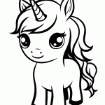 unicornio para colorir