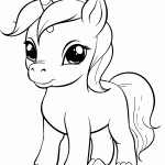 unicornio para colorir