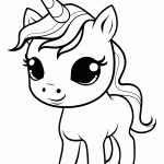 unicornio para colorir