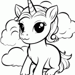 unicornio para colorir
