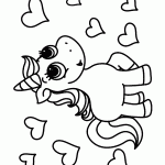 unicornio para colorir