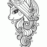 unicornio para colorir