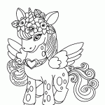 unicornio para colorir